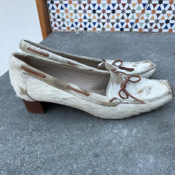 Michael Kors real animal skin fur shoes size 8 made in Italy - Picture 4 of 9